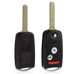 HON-38 Flip Key Modified 3 Buttons Remote key shell For Honda