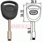 P-268 Replacement Brass Car key blanks For Ford