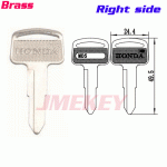 P-413 For Brass honda car key blanks Right side