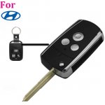 HY-05 For Hyundai 3 buttons flip remote key shell