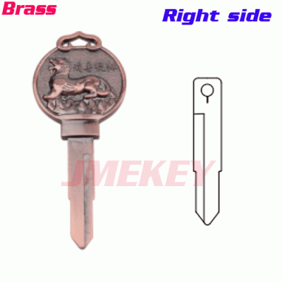 P-395 Replacement Brass Honda KEY BLANKS Right side