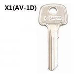 O-037 Steel iron X2(AV-1) Blank door key suppliers