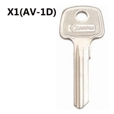 O-036 STEEL IRON X1(AV-1D) Blank door key suppliers