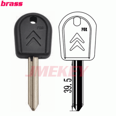 P-358 Replacement Brass Car key blanks For Citroen