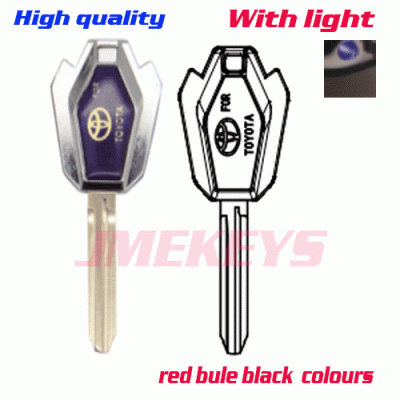 p-039 New Car key blanks for toyota red bule black colour