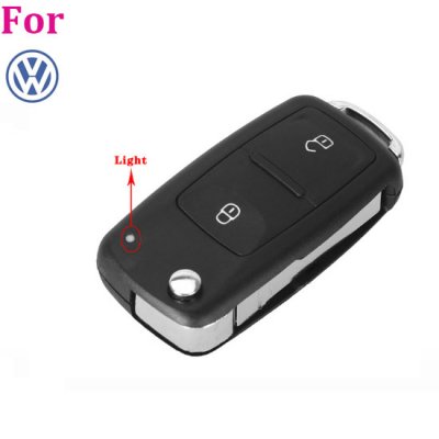 VW-05 2 Buttons Flip Car Key Shell Cover For VW Volkswagen