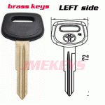 P-047 For Brass Toyota Car key blanks LEFT side