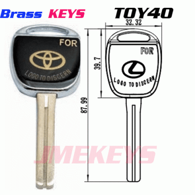 P-017 For Gule lexus Key Blanks TOY40 Suppliers Wholesale