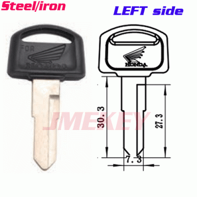 P-384 Replacement Iron Honda KEY BLANKS LEFT side