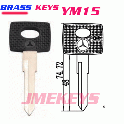 P-003 Replacement Brass Mercedes Benz Key Blanks YM15