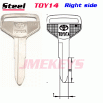 P-097 Replacement steel key Blanks for toyota TOY14 Right side