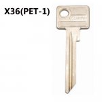 O-069 Steel Iron X36(PET-1) Blank keys oscar