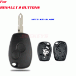 A-100 For Renault 2 buttons key shell with NE73 KEY BLADE