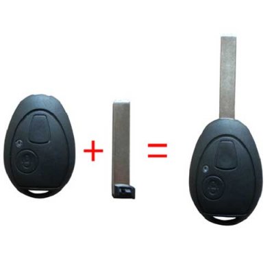 T-411 For BMW 2 Buttons Remote key case Shell