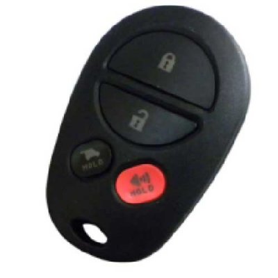 T-394 For Toyota 4 Buttons remote key shell Blanks