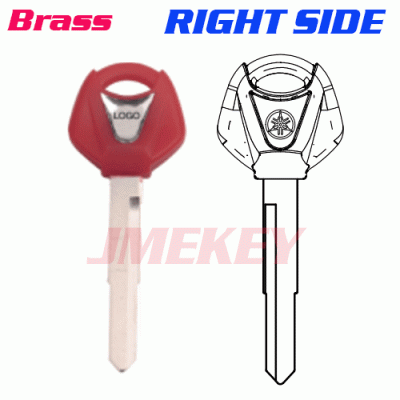 P-454 For BRASS yamaha car Key blanks Right side