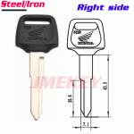 P-373 Replacement Iron Honda KEY BLANKS Right side