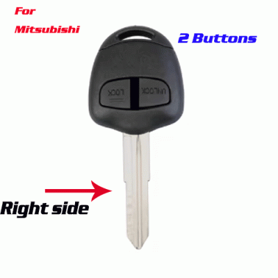 A-163 car key Shell fob case for Mitsubishi Lancer 2 Buttons