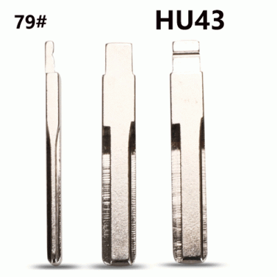 KD-79 Opel NO.79 HU43 KEYDIY Uncut Blade Left