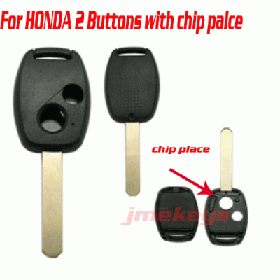 A-052 For Honda 2 Buttons Remote Key Shell With Chip Place