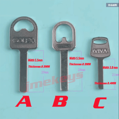 K-607 For Solex Blanks key blanks