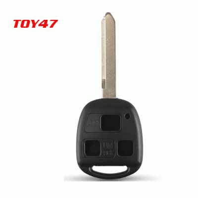 A-021 3 Button Car Key Case Shell for Toyota Rav4 TOY47