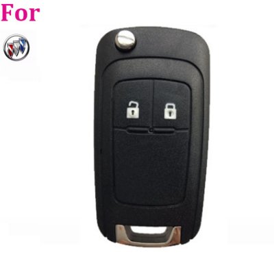 BUI-09 For Buick 2 buttons Flip remote car key shell