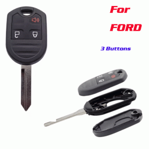 A-077 Remote Car Key Shell For Ford Edge 3 Buttons