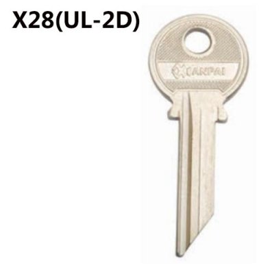 O-062 STEEL IRON X28(UL-2D) Blank keys Sanjin