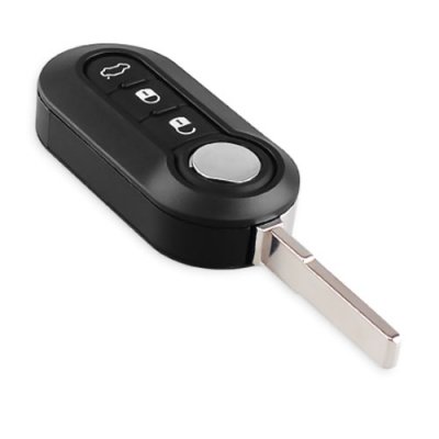 FIT-04 3 Buttons Flip Folding Remote Car Key Case FOR FIAT