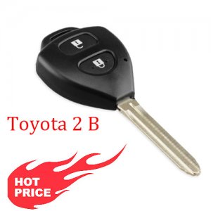 Hot-02 2 Buttons Remote Blank Key Shell for toyota