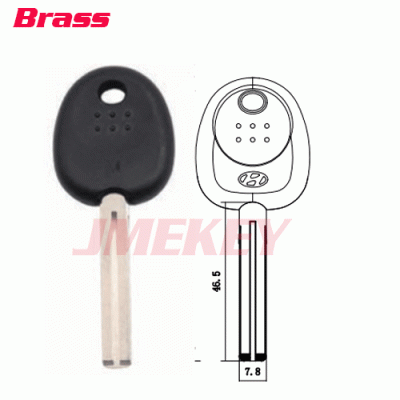 P-209 Replacement Hyundai car key blanks TOY40