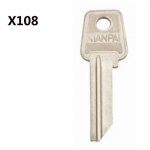 o-098 steel iron house key blanks X108