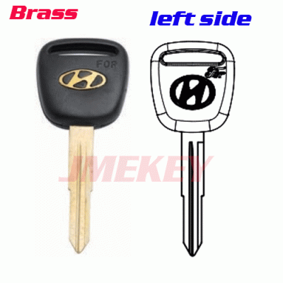 P-235 Gold logo Car key blanks for Hyundai LEFT side