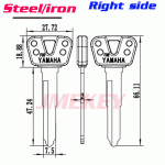 P-435 For Iron yamaha car Key blanks Right side long