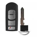 MAZ-08 4 Buttons smart car key shell For Mazda