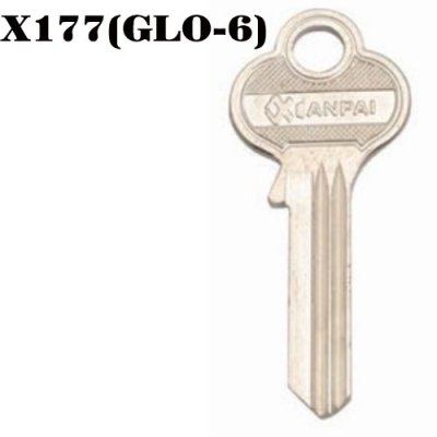 O-112 STEEL IRON X177(GLO-6) Blank house keys