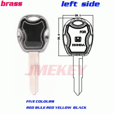 P-424 For Gule Honda motorcycle Key blanks LEFT side