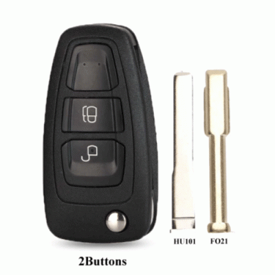 1354-2 For Ford 2 Buttons flip remote key shell