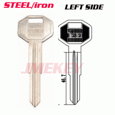 P-144 Steel iron key blanks Mitsubishi MIT6R Suppliers