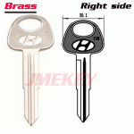 P-224 Brass For Hyundai Car key blanks HYDA7R Right side