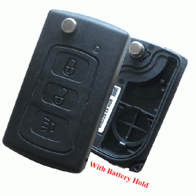 1355-2 For Greate Wall 3 Buttons Flip car key shell Case Blanks