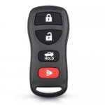 T-382 Nissan 4 Buttons remote key shell