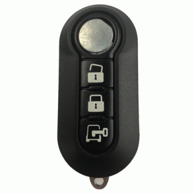 FIT-03B For Fiat 3 Button flip remote key shell