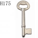 Y-356 Zinc alloy door key Blanks Suppliers H175