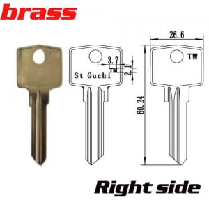 Y-620 Brass House key blanks StGuchi TM UL054 Suppliers