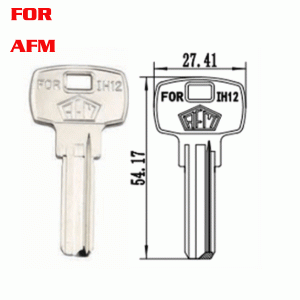 K-050 Brass house key blanks for IH12 AFM