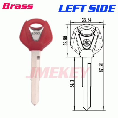 P-453 For BRASS yamaha car Key blanks left side