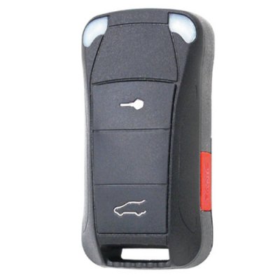 Por-06 2+1 Flip remote key shell 3 buttons for porsche