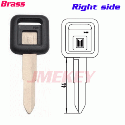 P-366 Replacement Brass pick up Truck KEY BLANKS Right side